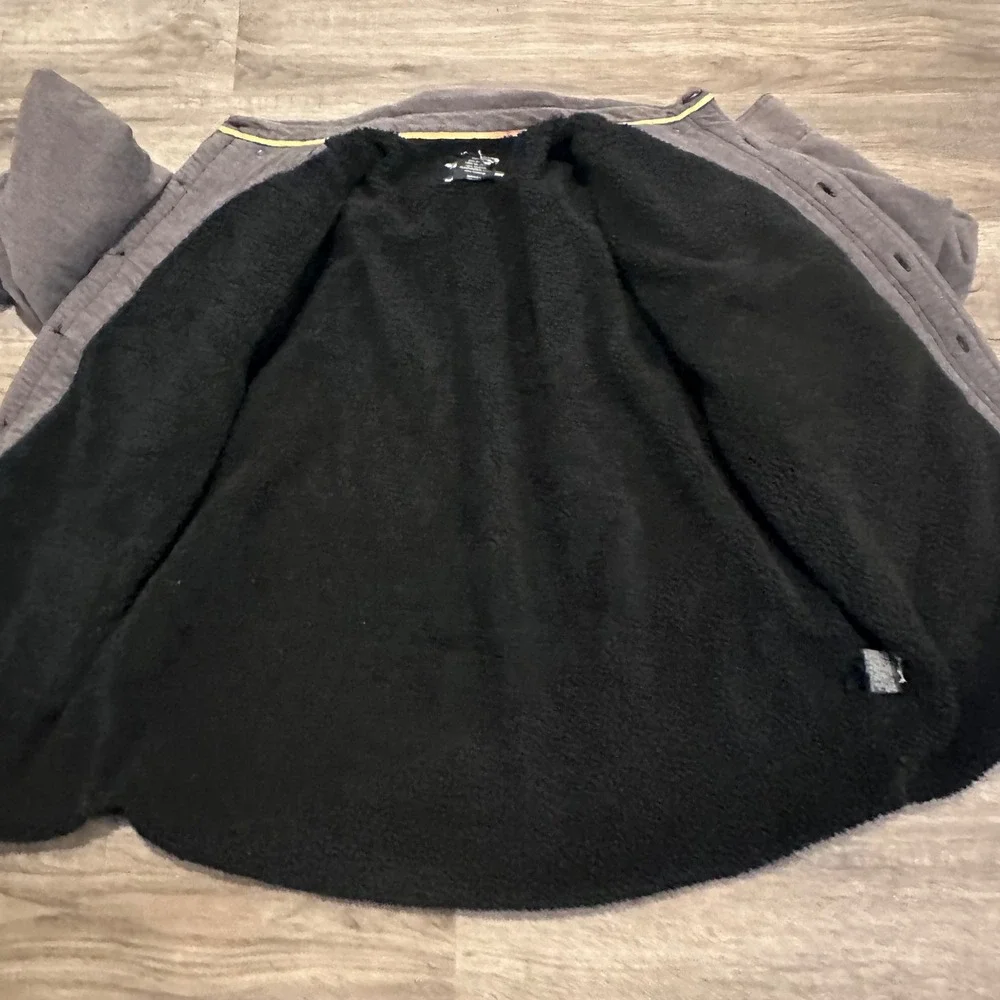 Harley-Davidson Mens XL Gray Sherpa Lined Shirt Jacket Shacket Motorclothes